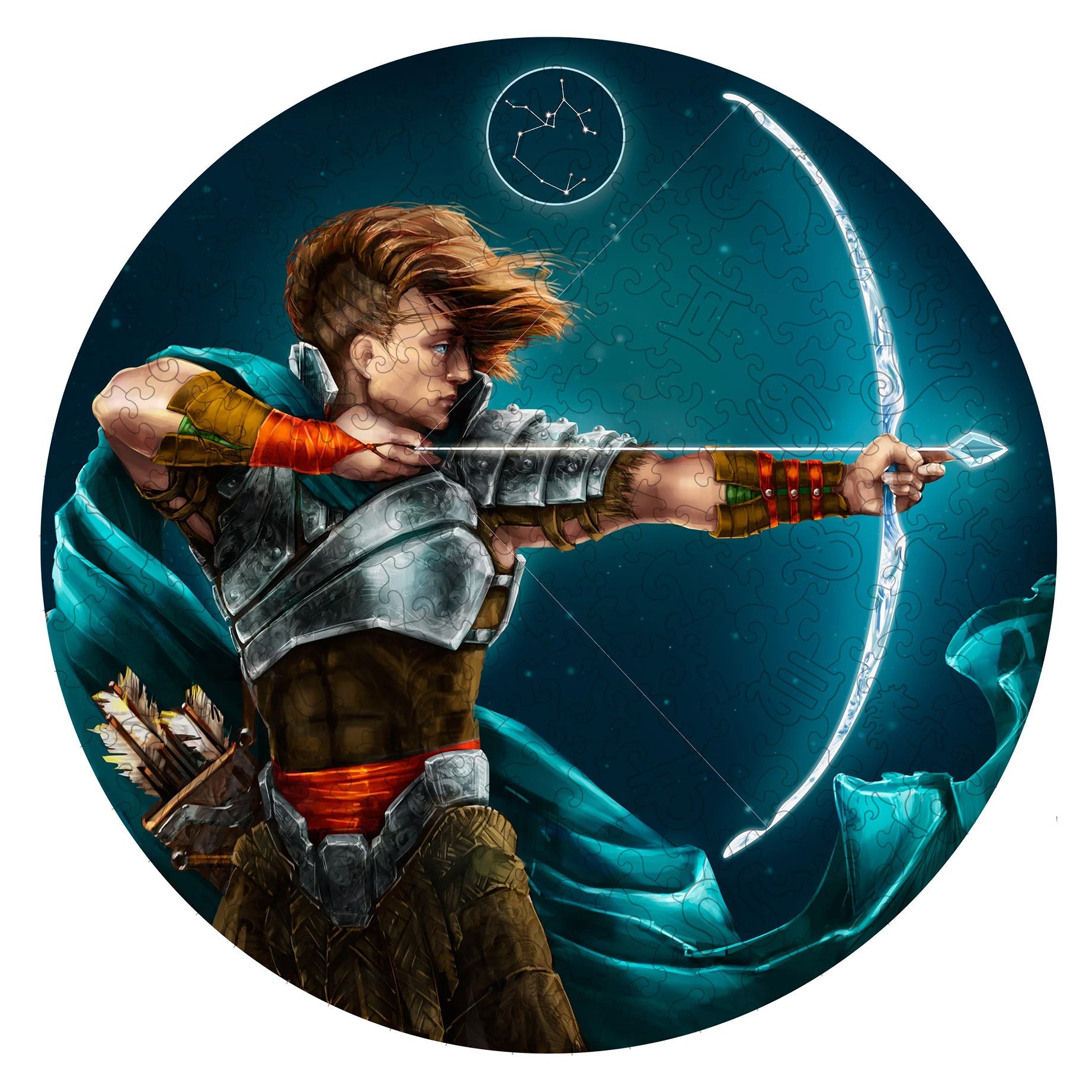 Šaulys (Zodiakai) Dėlionė Iš Medžio (200 detalių) Fantasy Puzzles - OBUOLYS