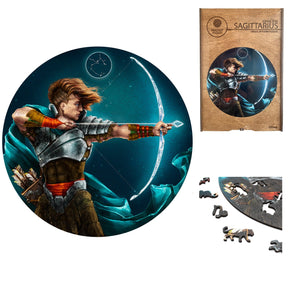 Šaulys (Zodiakai) Dėlionė Iš Medžio (200 detalių) Fantasy Puzzles - OBUOLYS
