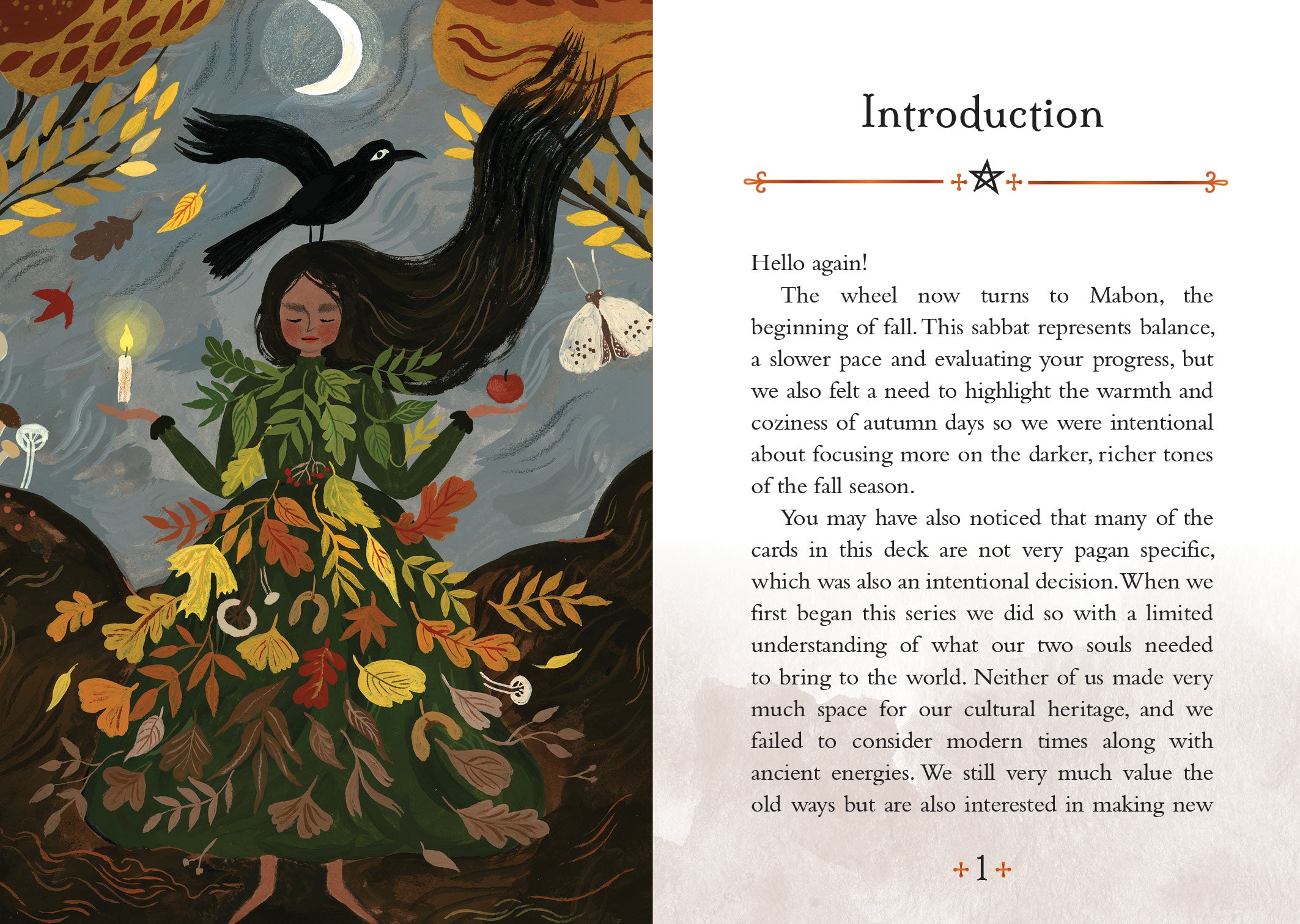 Seasons of the Witch Mabon Oracle kortos Rockpool Publishing