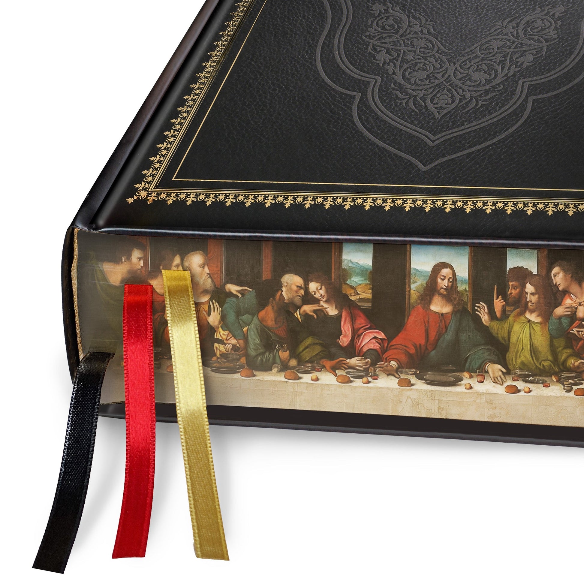 ŠEIMOS BIBLIJA – Leonardo da Vinčio šedevras „Paskutinė vakarienė“ (Knygos su defektais) - OBUOLYS