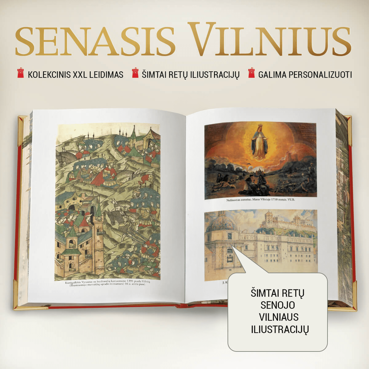 SENASIS VILNIUS (Knygos su defektais) - OBUOLYS