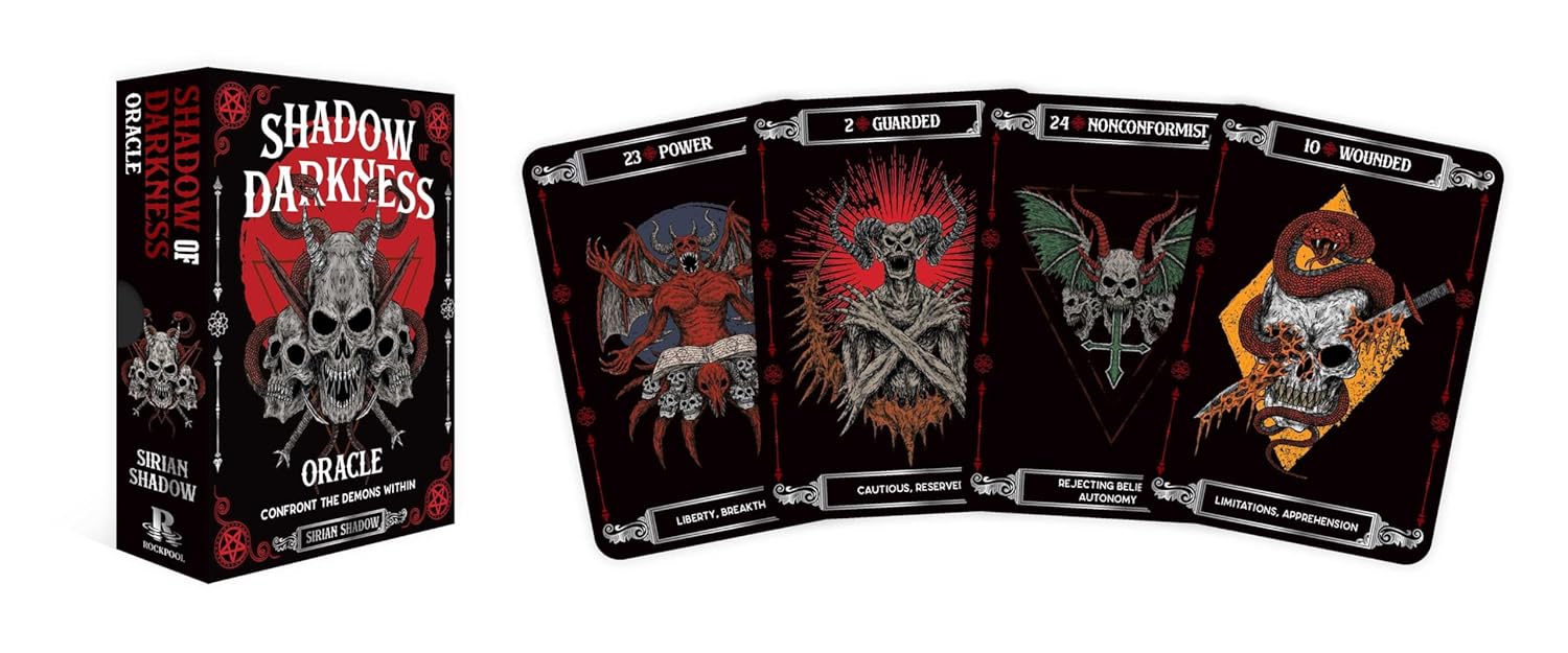 Shadow of Darkness Oracle kortos Rockpool Publishing - OBUOLYS