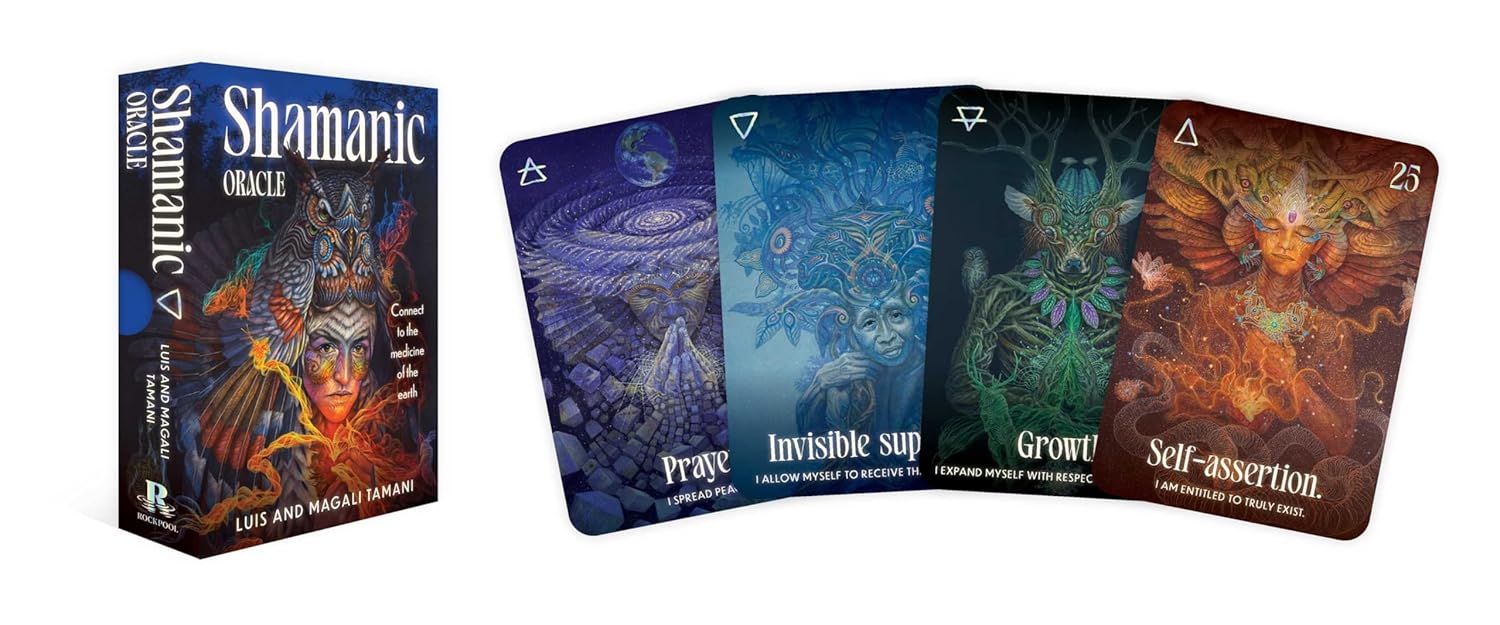 Shamanic Oracle kortos Rockpool Publishing - OBUOLYS