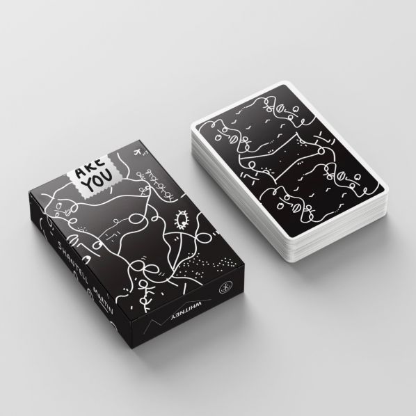 Shantell Martin Whitney Black Theory11 žaidimo kortos - OBUOLYS