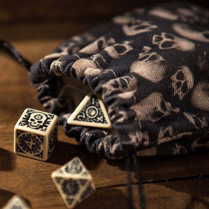 Skull Fullprint kauliukų maišelis juodos ir pilkos sp - OBUOLYS