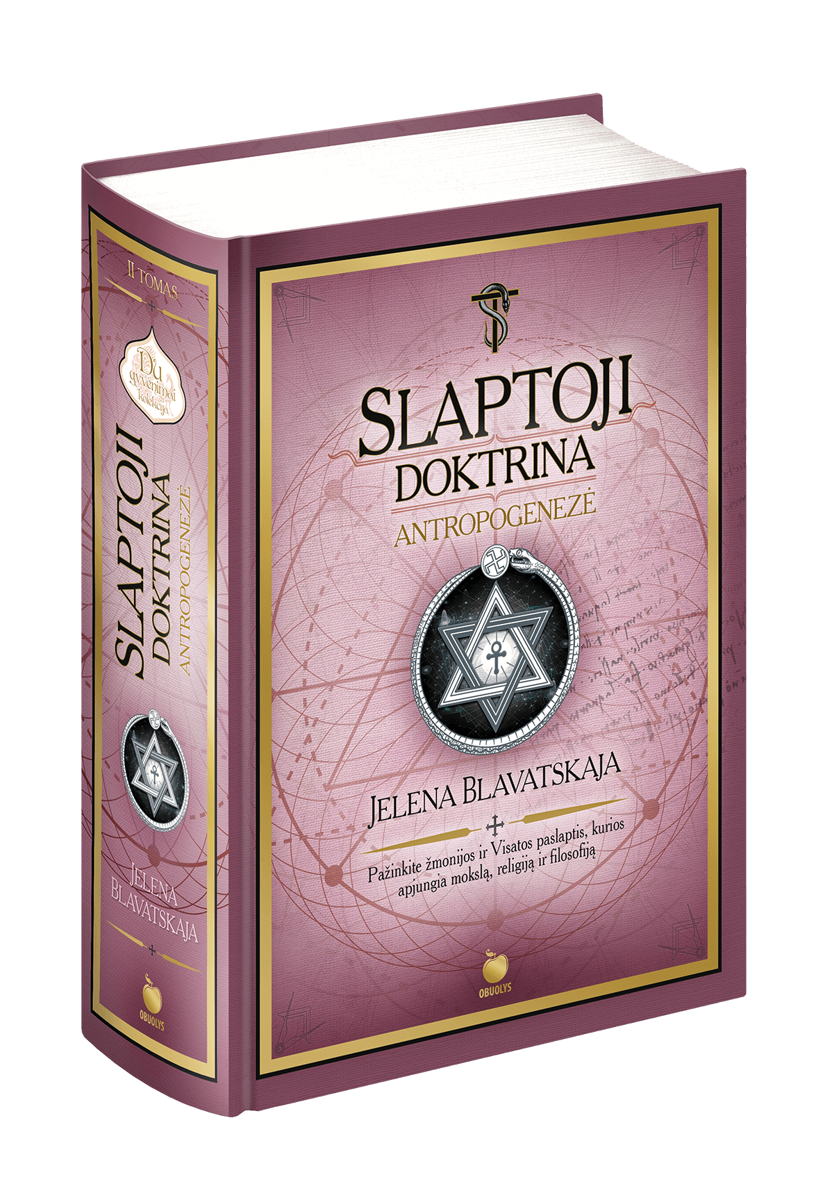 SLAPTOJI DOKTRINA. ANTROPOGENEZĖ – Jelenos Blavatskajos teosofijos šedevras (II tomas) - OBUOLYS