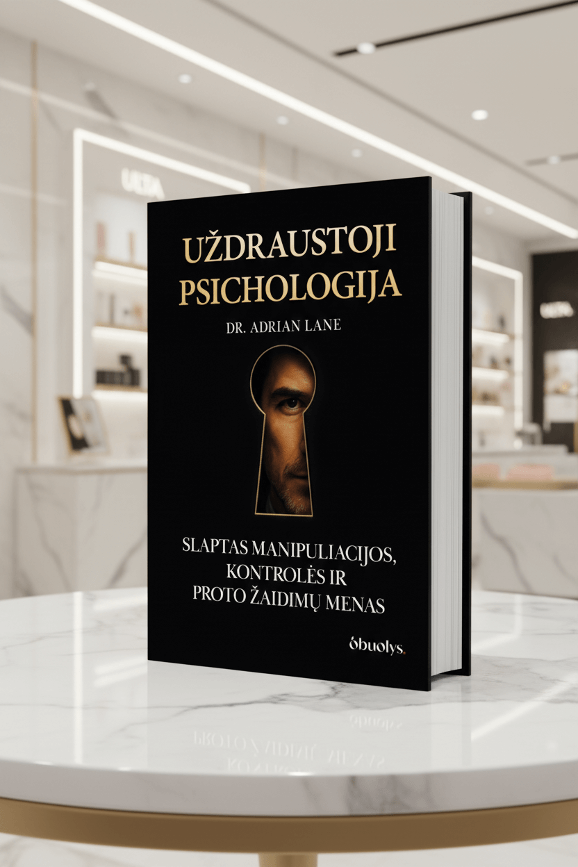 SLAPTOSIOS PSICHOLOGIJOS RINKINYS: išmok manipuliacijų meno ir perprask žmonių elgesį - OBUOLYS