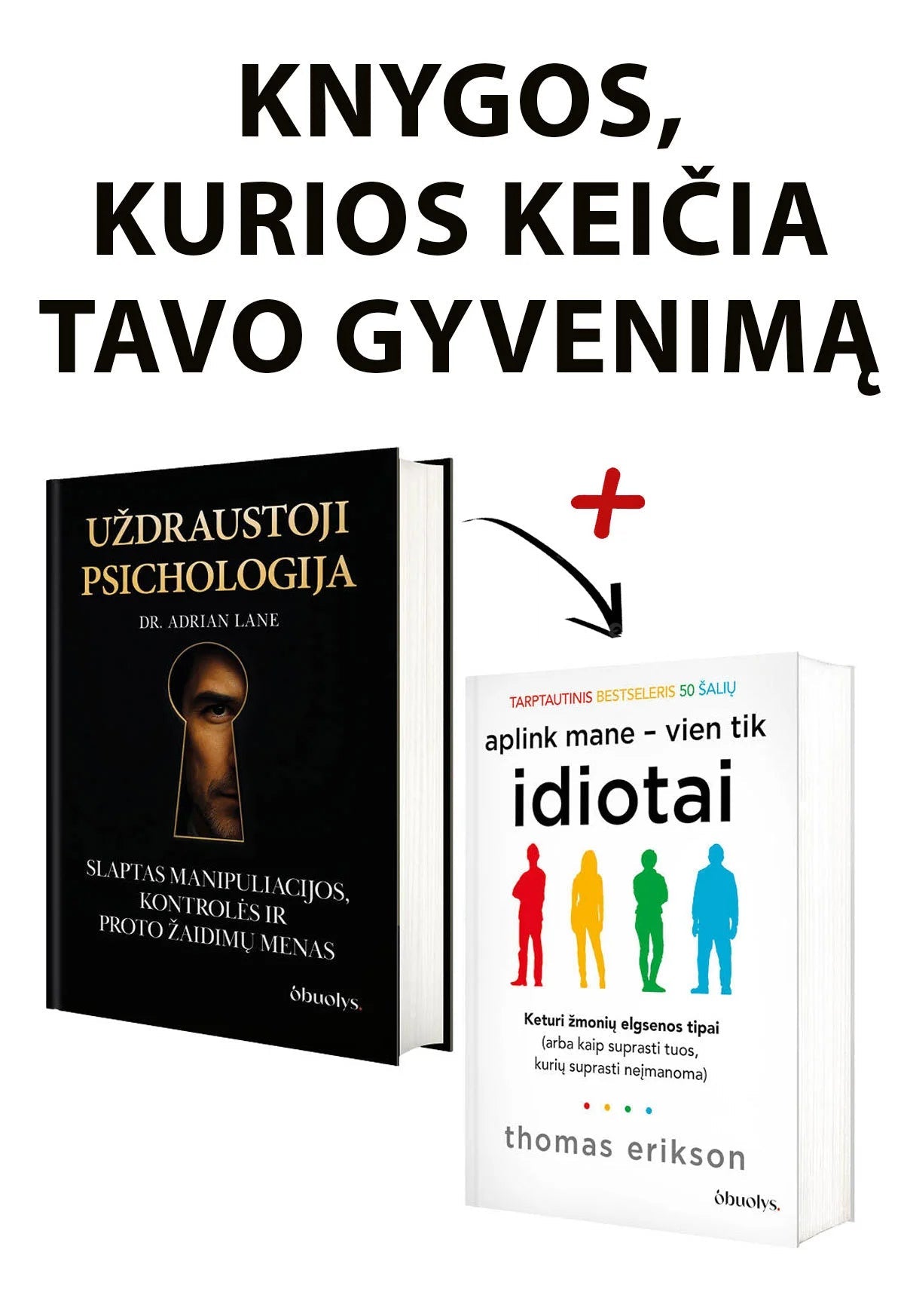 SLAPTOSIOS PSICHOLOGIJOS RINKINYS: išmok manipuliacijų meno ir perprask žmonių elgesį - OBUOLYS