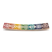 Soapstone Seven Chakra smilkalų laikiklis - OBUOLYS