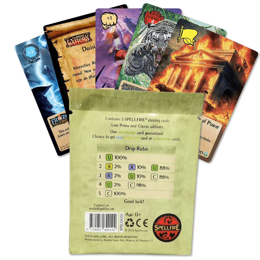 Spellfire Re - Master The Magic Retas papildomas paketas kortų žaidimui - OBUOLYS