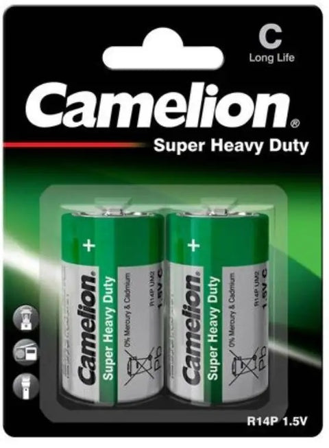 Camelion R14 C Super Heavy Duty baterijos 2 vnt.