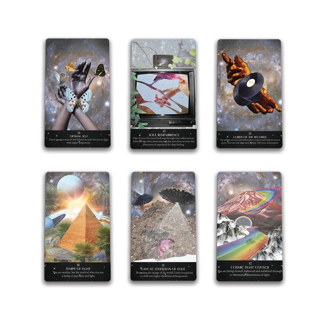 Starlight Frequencies Oracle kortos Sacred Scribe Publishing - OBUOLYS