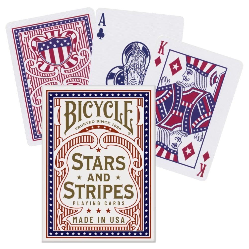 Stars and Stripes žaidimo kortos Bicycle - OBUOLYS