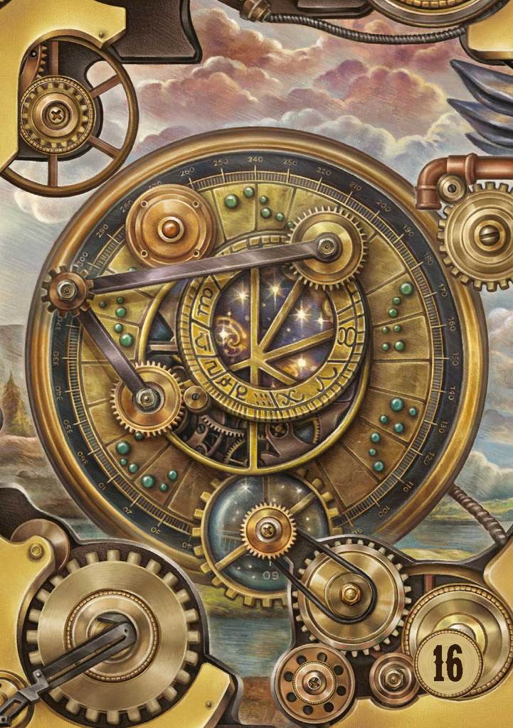 Steampunk Lenormand Oracle kortos Lo Scarabeo - OBUOLYS
