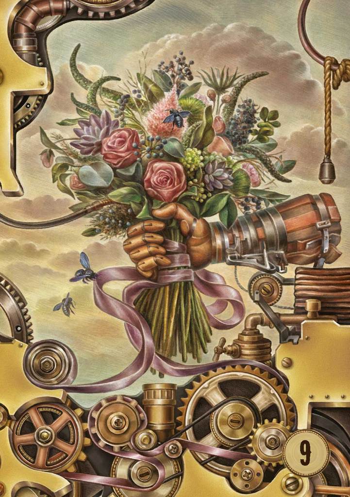 Steampunk Lenormand Oracle kortos Lo Scarabeo - OBUOLYS