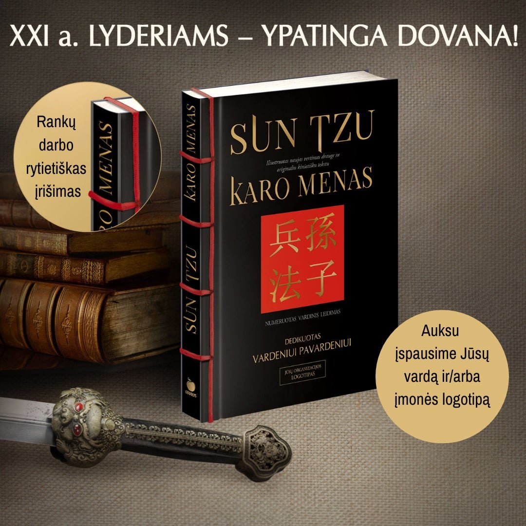 Sun Tzu Karo Menas | Sun Tzu | Knyga su defektais – OBUOLYS