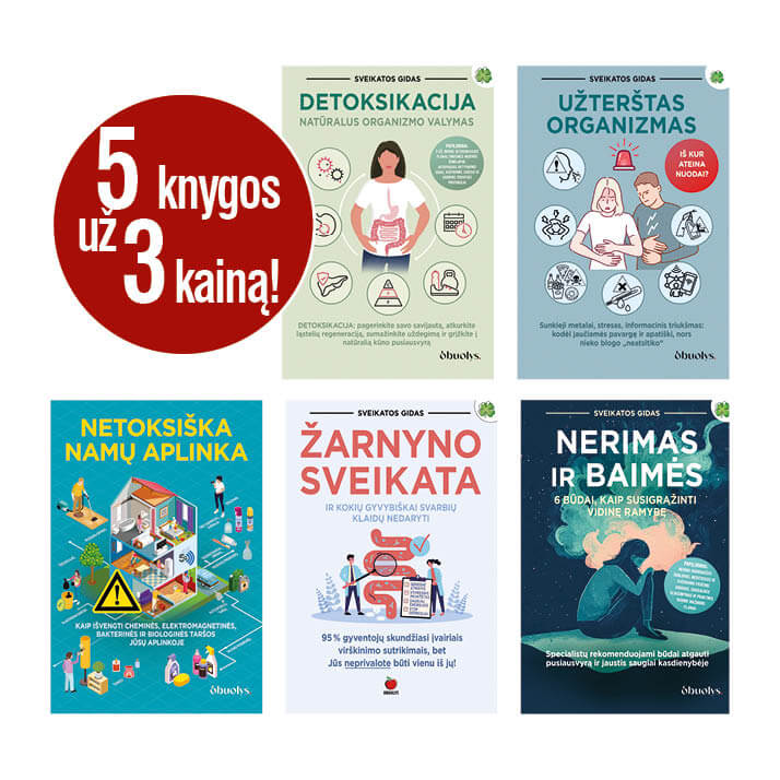Sveikatos knygų rinkinys: 5 už 3 kainą! - OBUOLYS