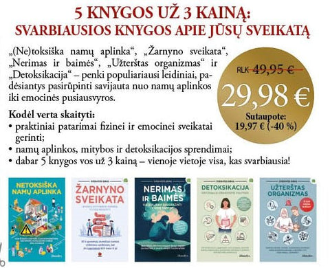 Sveikatos knygų rinkinys: 5 už 3 kainą! - OBUOLYS