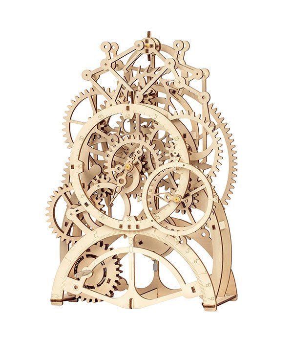 ŠVYTUOKLINIS LAIKRODIS: 3D medinė dėlionė mechanikos entuziastams - OBUOLYS