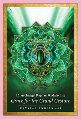Crystal Mandala Oracle kortos Blue Angel