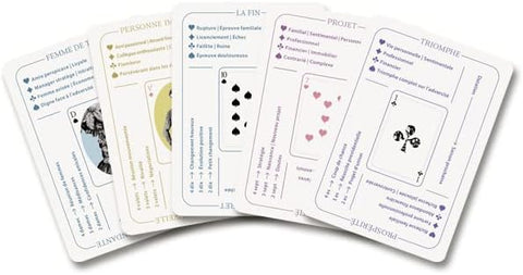 Les Cartes à Jouer Divinatoires de Joséphine kortos Prancūzų kalba Grimaud Cartomancie