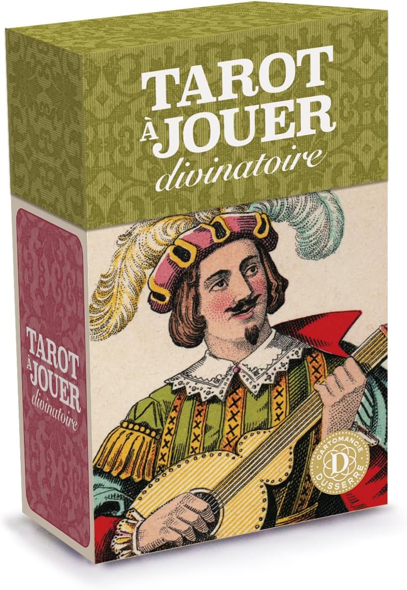 Tarot à Jouer divinatoire kortos prancūzų kalba Grimaud Cartomancie - OBUOLYS