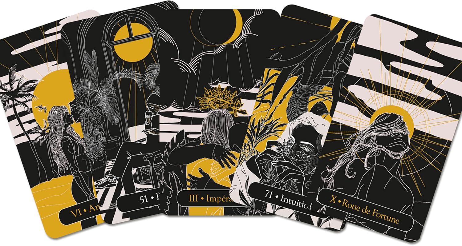 Tarot de la Danse des âmes kortos prancūzų kalba Grimaud Cartomancie - OBUOLYS