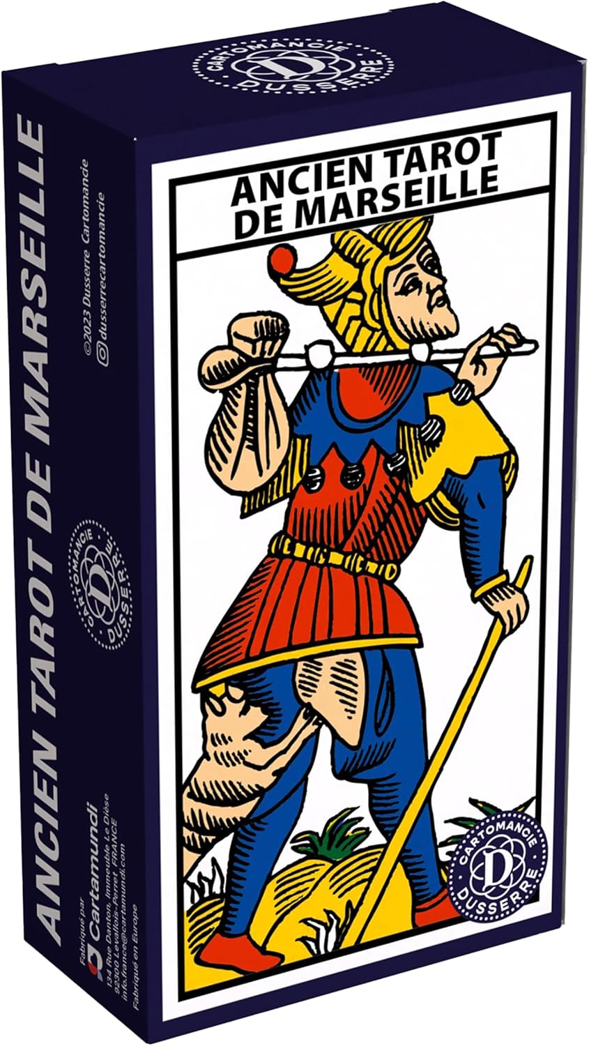 Tarot de Marseille Version Française Kortos Prancūzų Kalba Grimaud Cartomancie - OBUOLYS