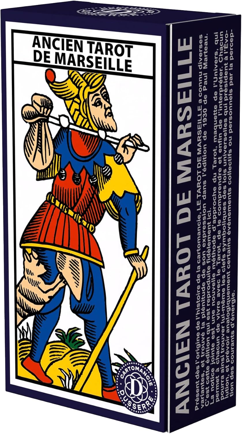 Tarot de Marseille Version Française Kortos Prancūzų Kalba Grimaud Cartomancie - OBUOLYS