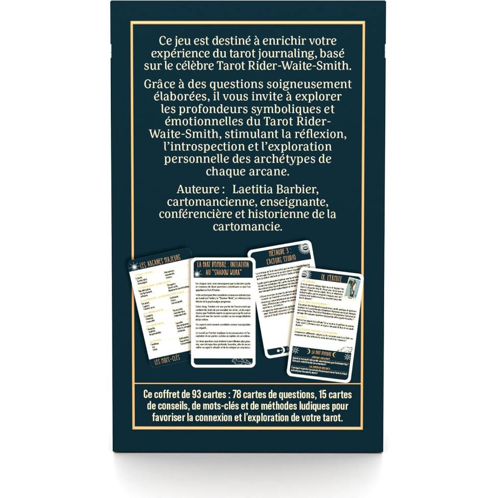 Tarot Journaling avec A.E. Waite Kortos Prancūzų Kalba Cartamundi - OBUOLYS
