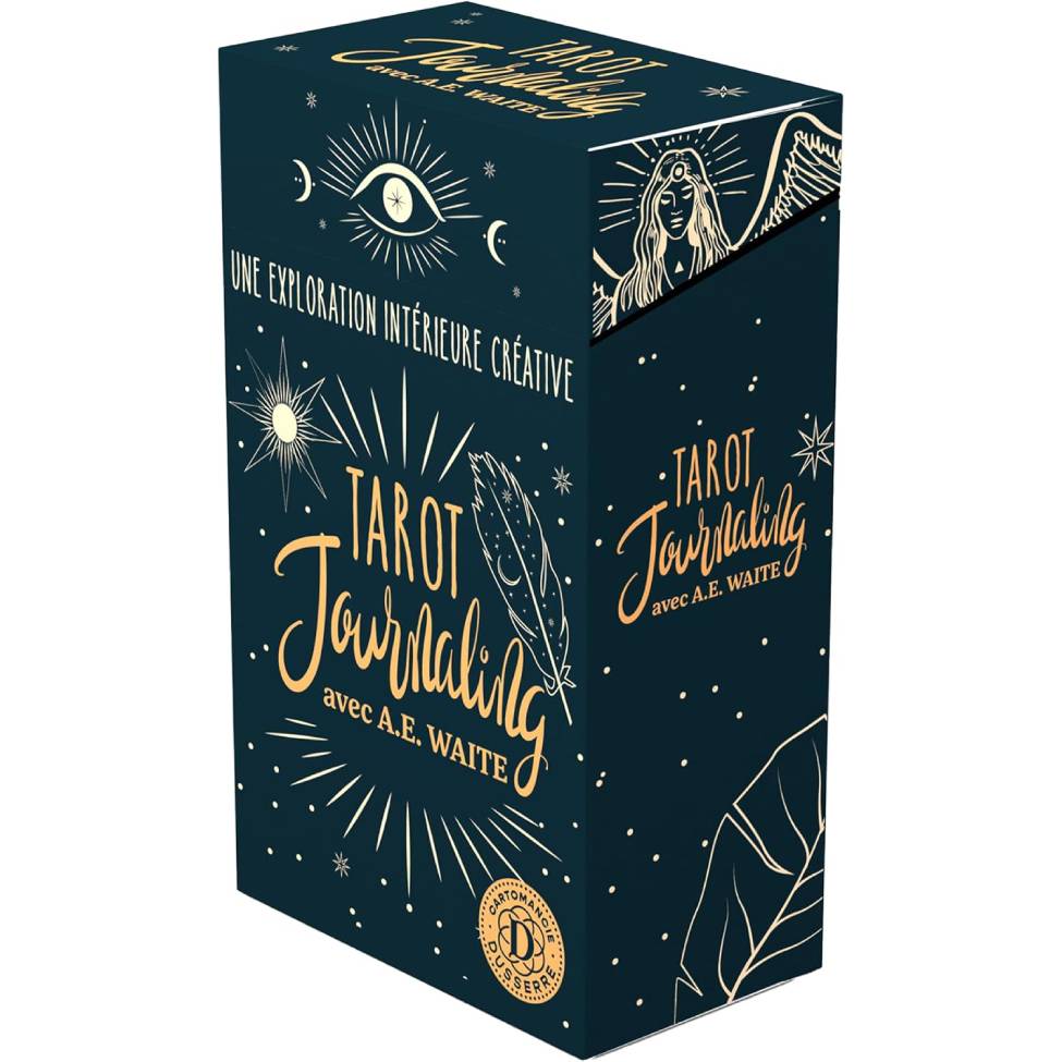 Tarot Journaling avec A.E. Waite Kortos Prancūzų Kalba Cartamundi - OBUOLYS