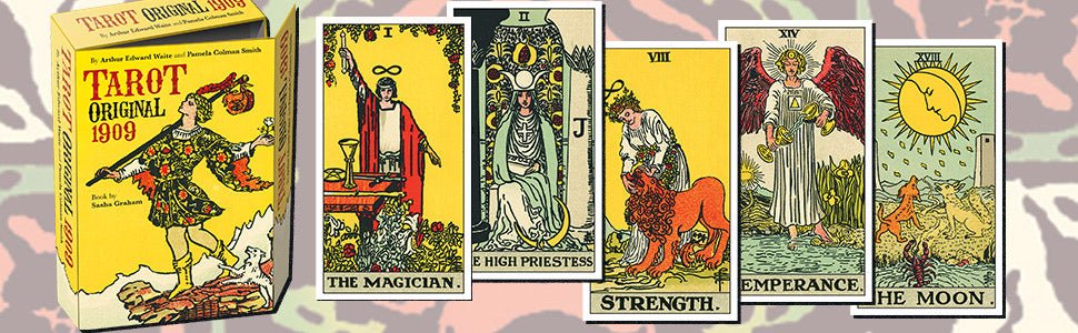 Tarot Original 1909 Kit kortos ir knyga Lo Scarabeo - OBUOLYS
