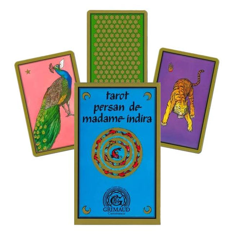 Tarot Persan de Madame Indira Kortos Prancūzų Kalba Grimaud Cartomancie - OBUOLYS