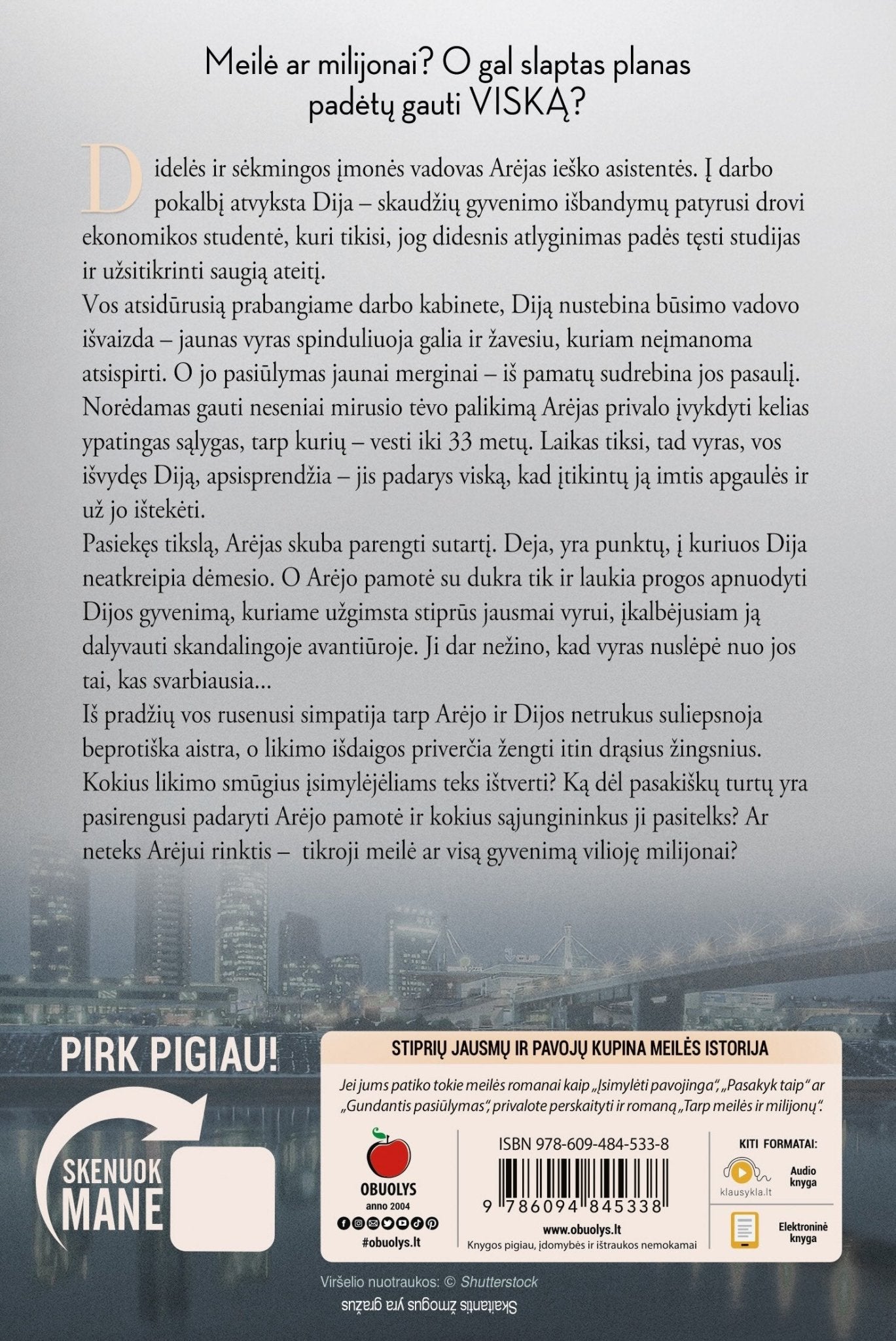 TARP MEILĖS IR MILIJONŲ (Knygos su defektais) - OBUOLYS