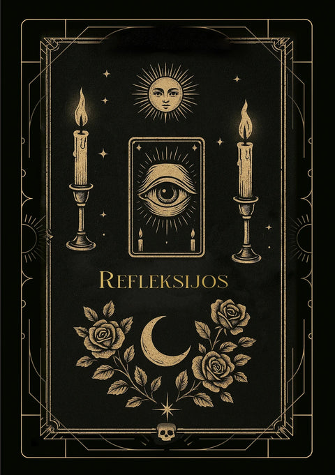 Tavo asmeninė TARO REFLEKSIJŲ KNYGA: intuicija ir prasmė tavo užrašuose + galimybė personalizuoti - OBUOLYS