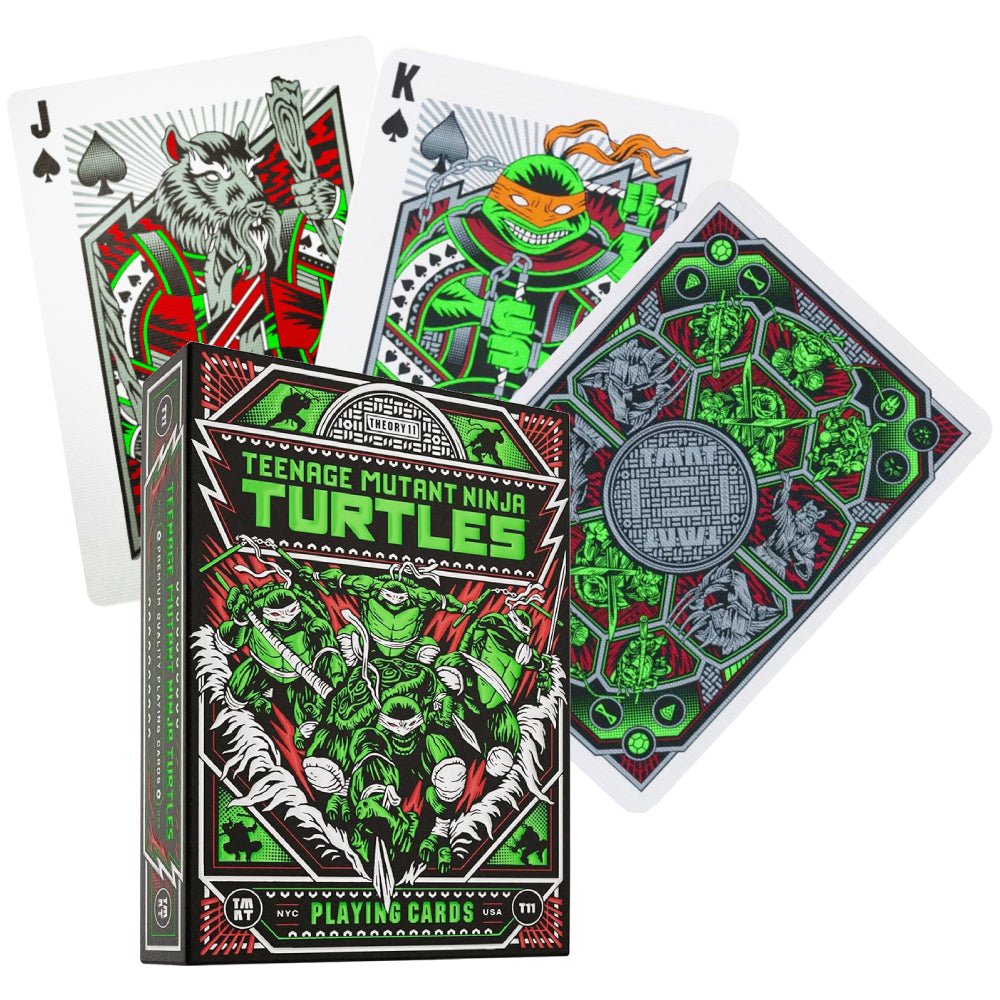 Teenage Mutant Ninja Turtles žaidimo kortos Theory11 - OBUOLYS