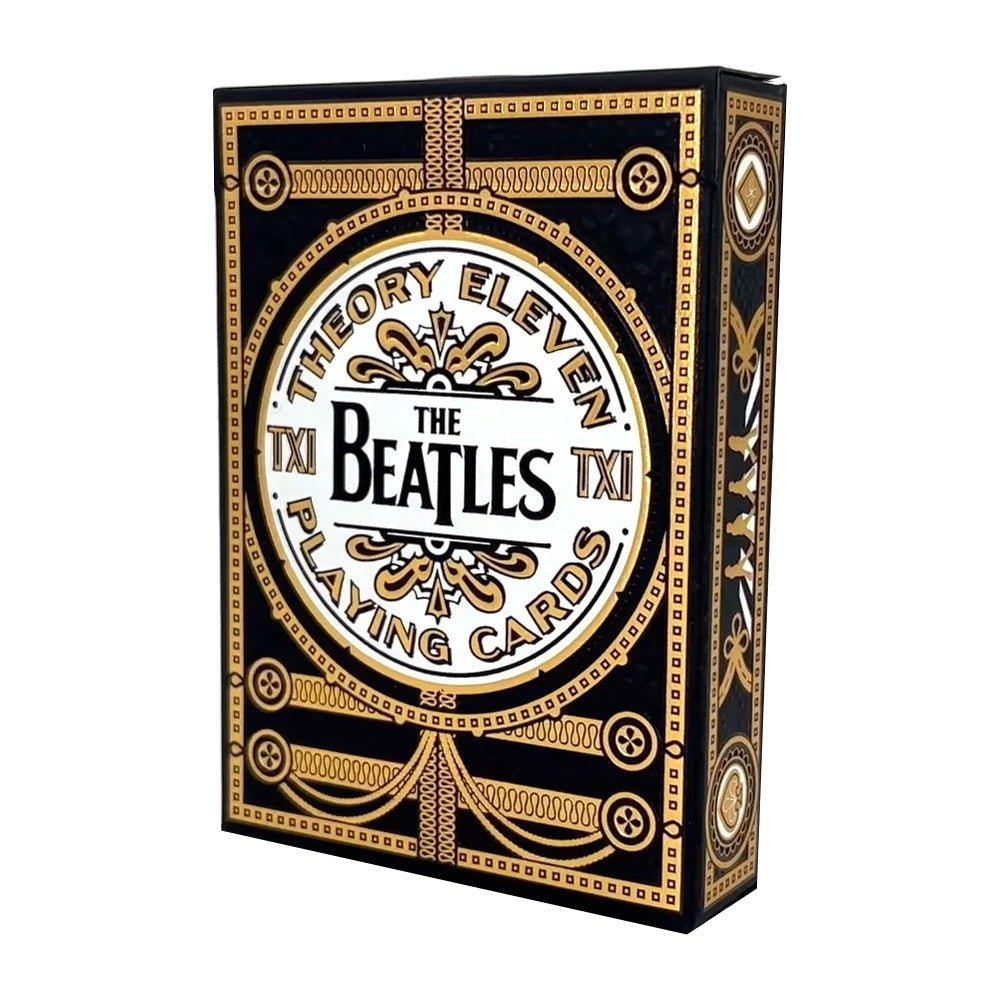The Beatles specialaus leidimo žaidimo kortos (juodos) Theory11 - OBUOLYS