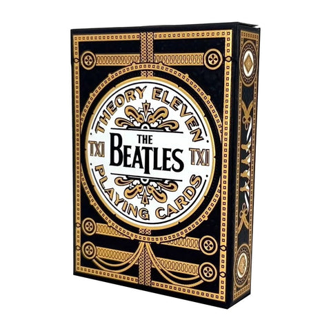 The Beatles specialaus leidimo žaidimo kortos (juodos) Theory11 - OBUOLYS
