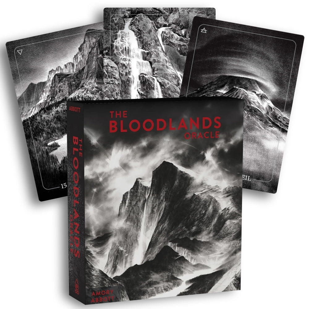 the Bloodlands Oracle kortos Schiffer Publishing - OBUOLYS
