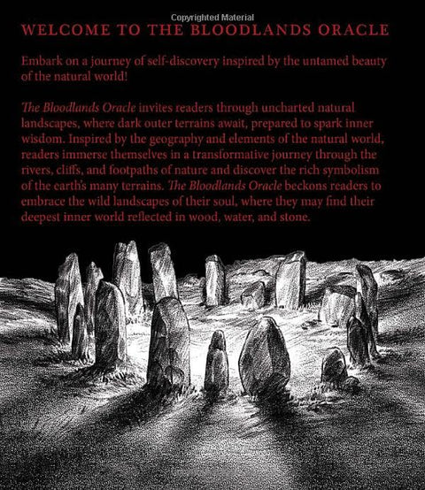 the Bloodlands Oracle kortos Schiffer Publishing - OBUOLYS