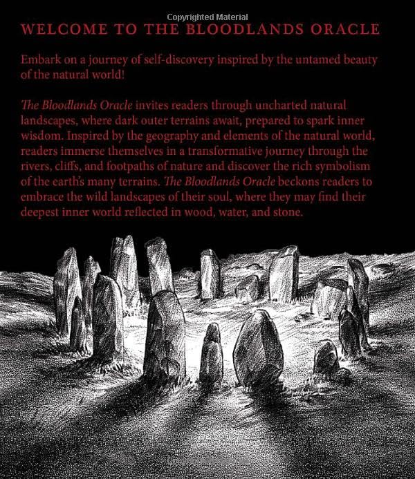 the Bloodlands Oracle kortos Schiffer Publishing - OBUOLYS