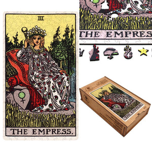 The Empress (Rider–Waite) Dėlionė Iš Medžio (250 detalių) Fantasy Puzzles - OBUOLYS