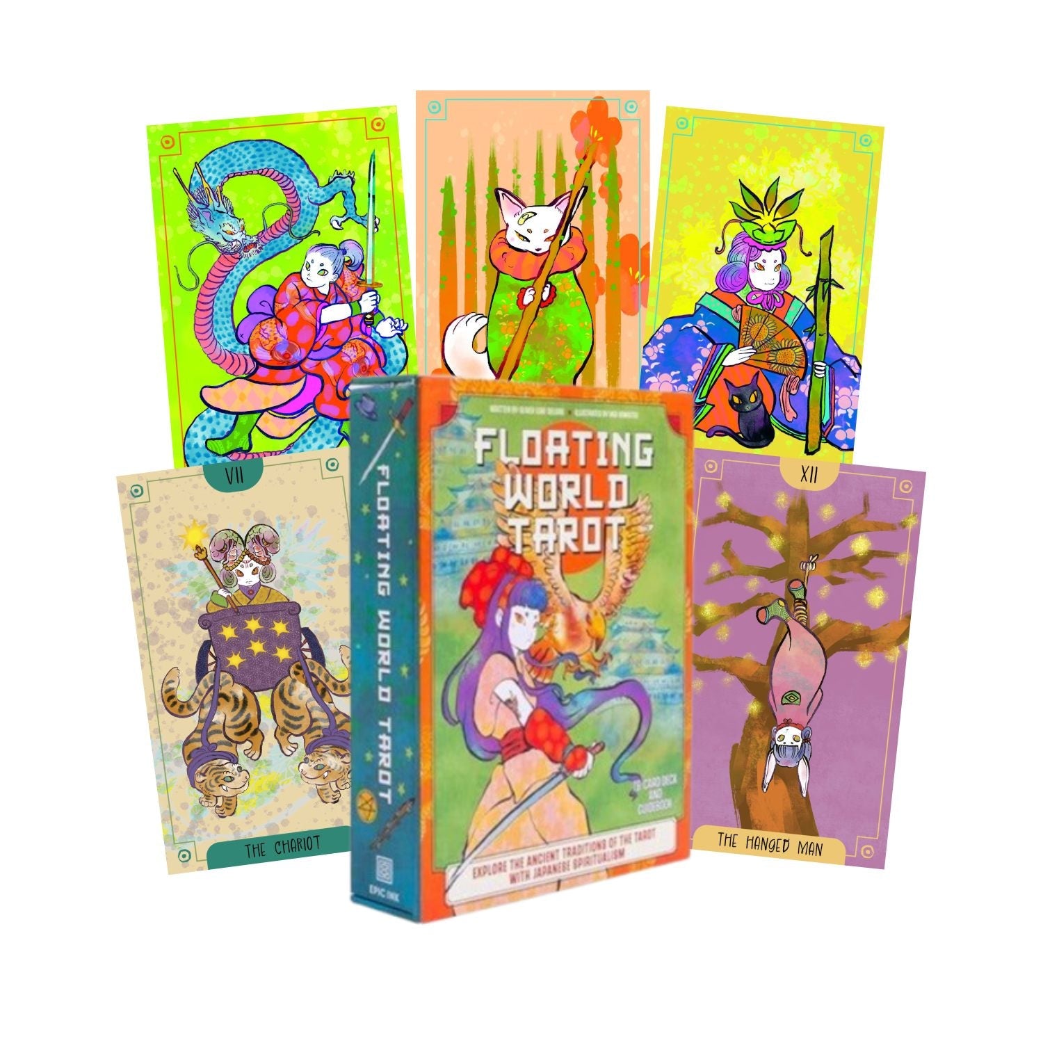 The Floating World Tarot kortos Epic Ink - OBUOLYS