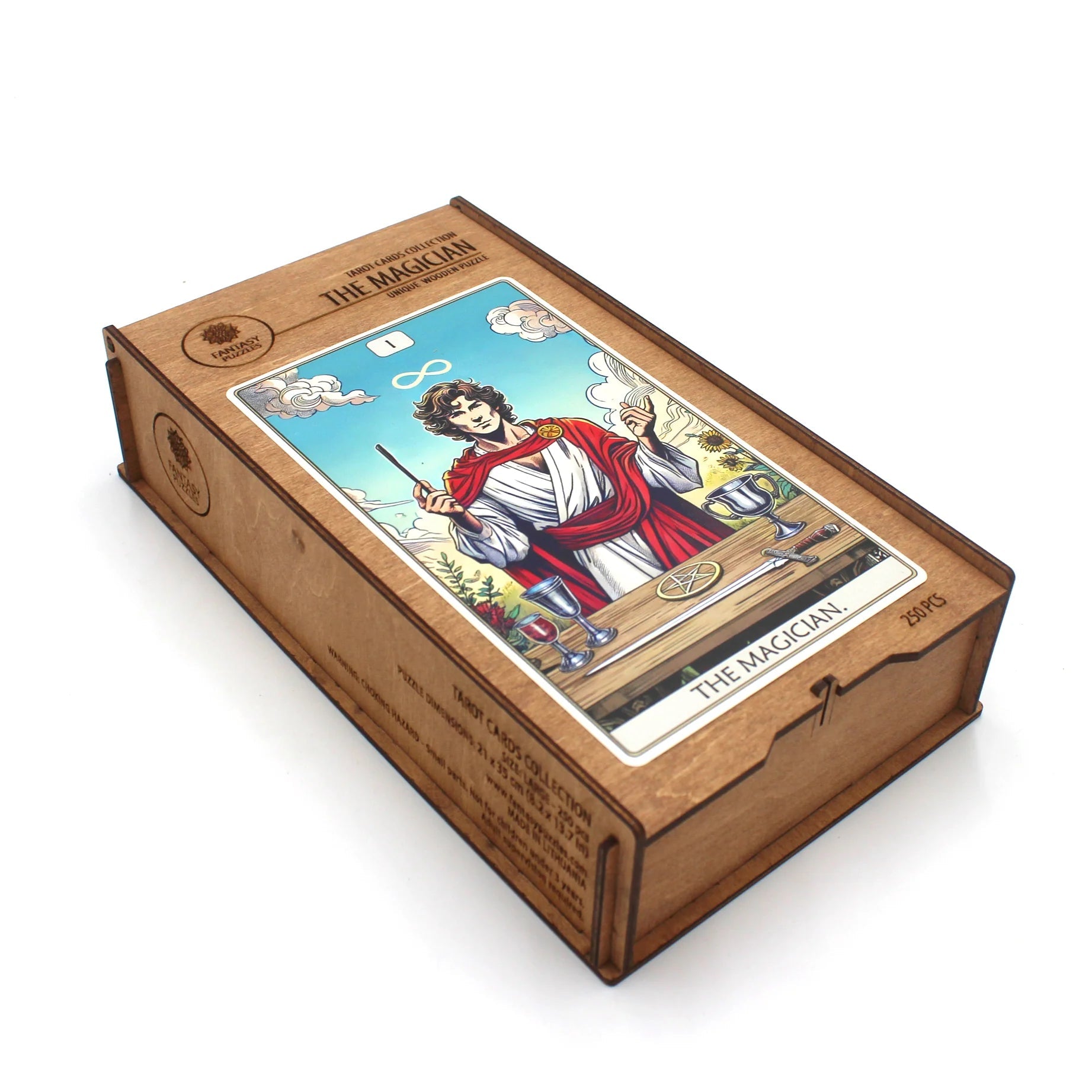 The Magician Dėlionė Iš Medžio (250 detalių) Fantasy Puzzles - OBUOLYS