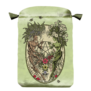 The Magickal Botanical satininis maišelis kortoms Lo Scarabeo - OBUOLYS