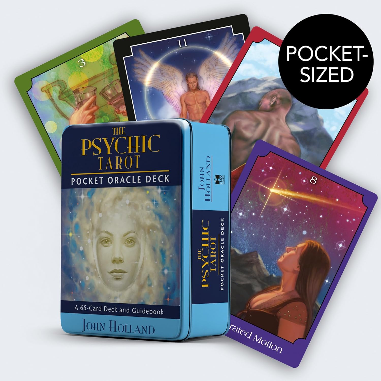 The Psychic Tarot kišeninės orakulo kortos Hay House - OBUOLYS