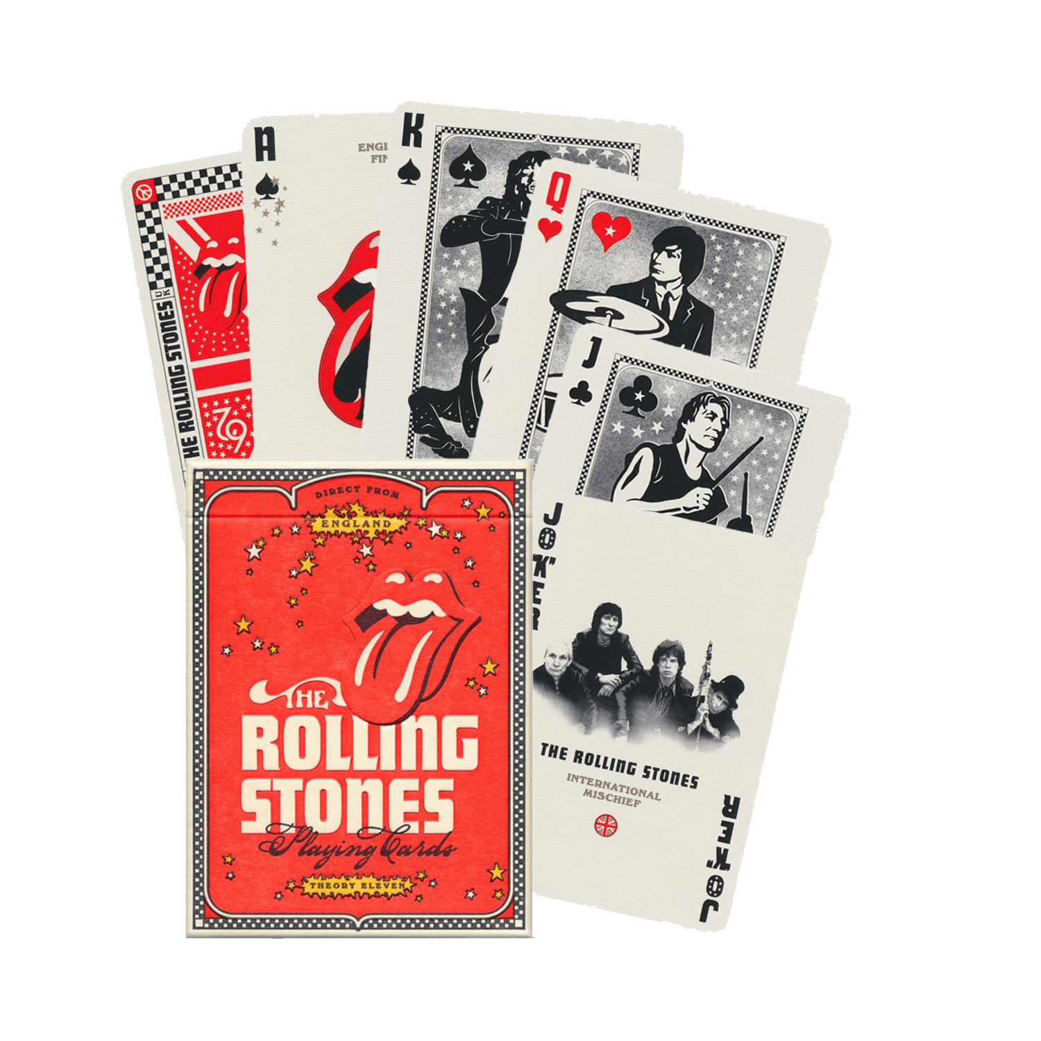 The Rolling Stones žaidimo kortos Theory11 - OBUOLYS