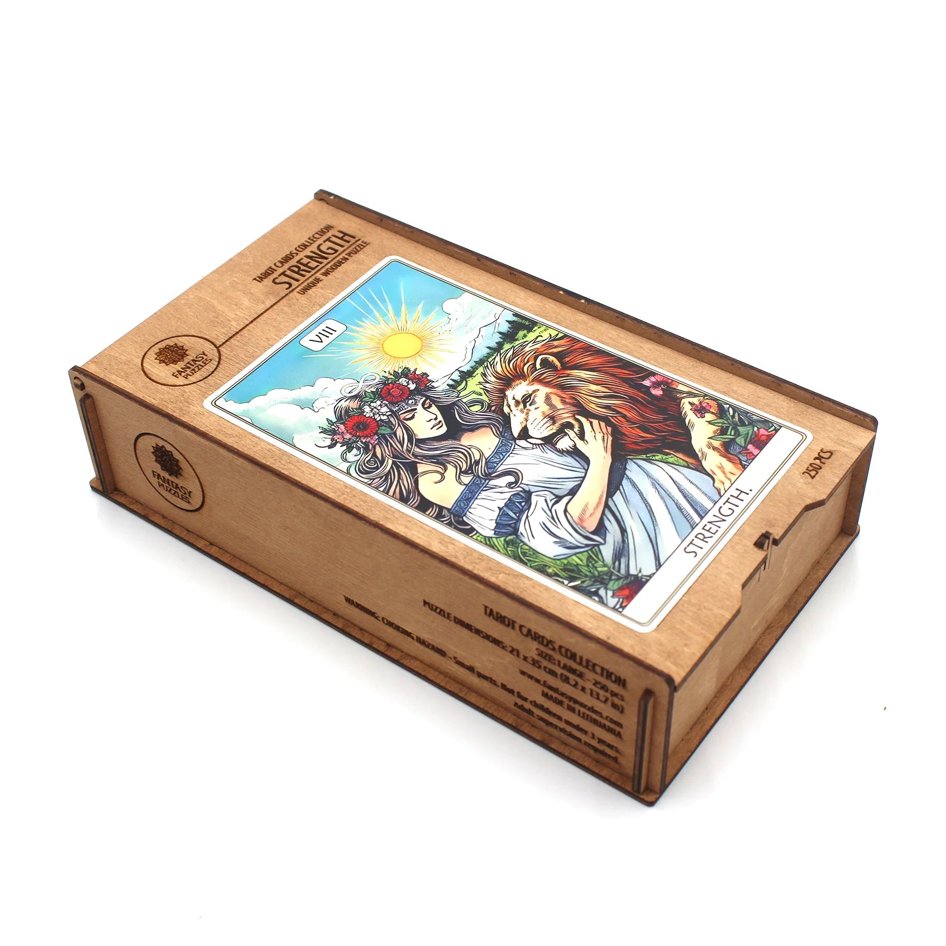 The Strength Dėlionė Iš Medžio (250 detalių) Fantasy Puzzles - OBUOLYS