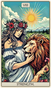 The Strength Dėlionė Iš Medžio (250 detalių) Fantasy Puzzles - OBUOLYS
