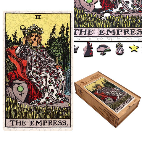 The Strength (Rider–Waite) Dėlionė Iš Medžio (250 detalių) Fantasy Puzzles - OBUOLYS